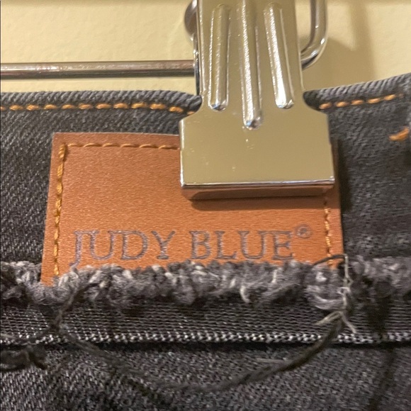 Womens Judy Blue High Waisted Slim Bootcut  Raw Hem Jeans - Picture 7 of 9